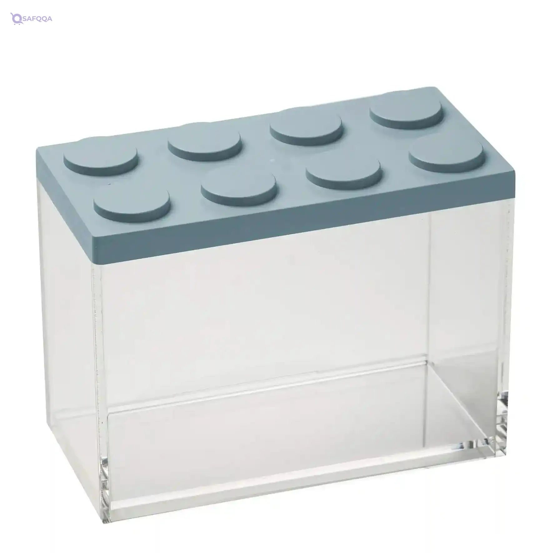 Omada Container BRICKSTORE Powder Blue CM 10X20X15,5H CAPACITY 2L-Have Scratches - Safqqa