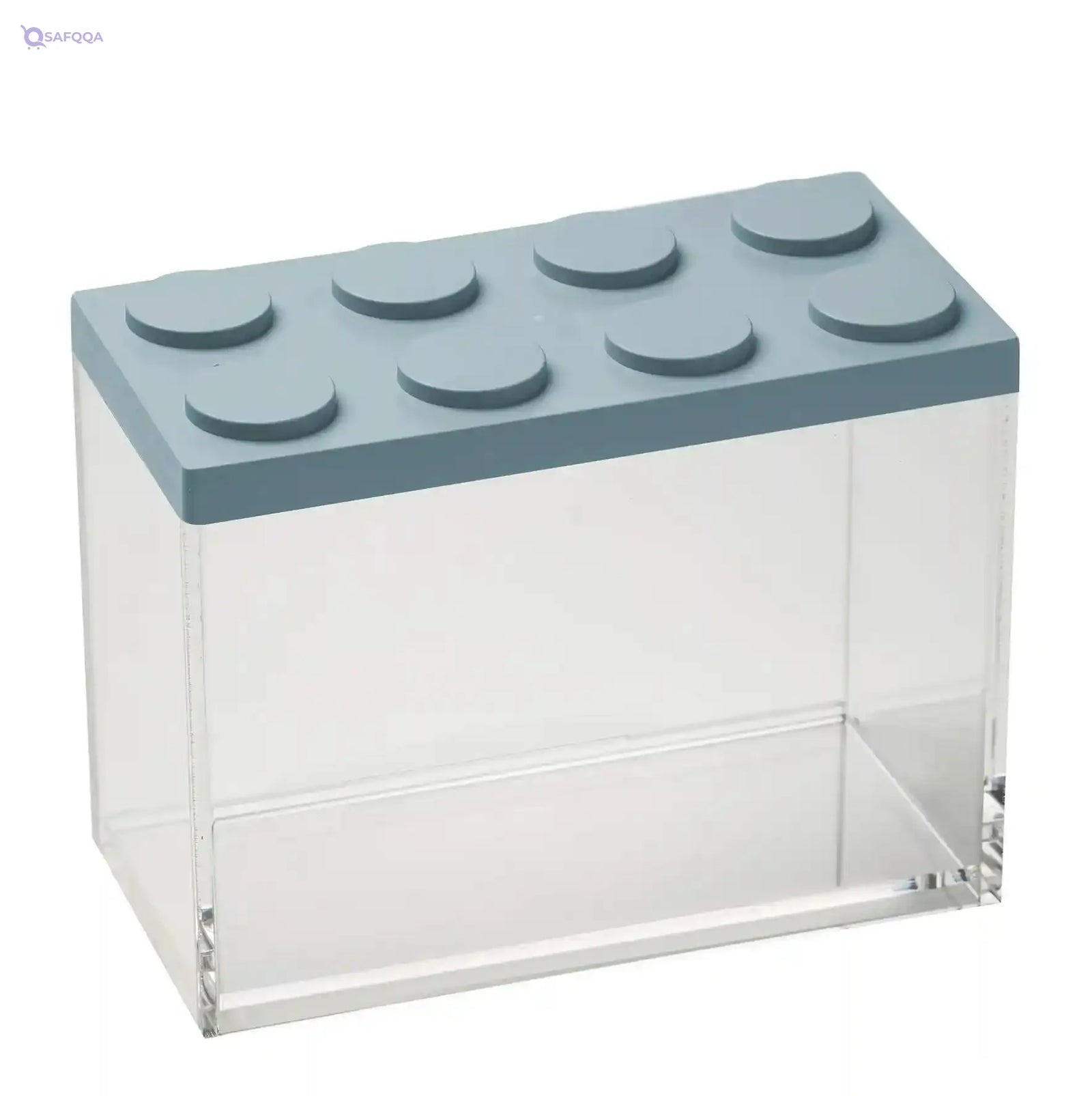 Omada Container BRICKSTORE Powder Blue CM 10X20X15,5H CAPACITY 2L-Have Scratches - Safqqa