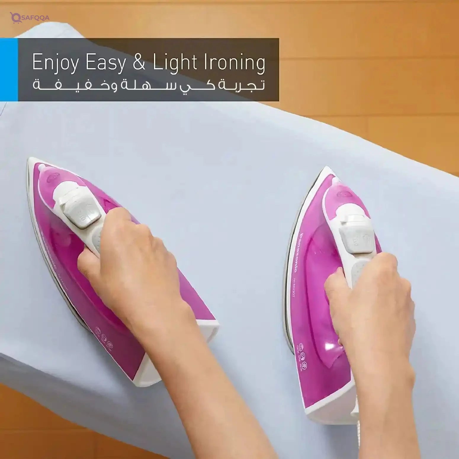 Panasonic - 1550W Steam Iron - Nim250T ( Damaged box ) - Safqqa