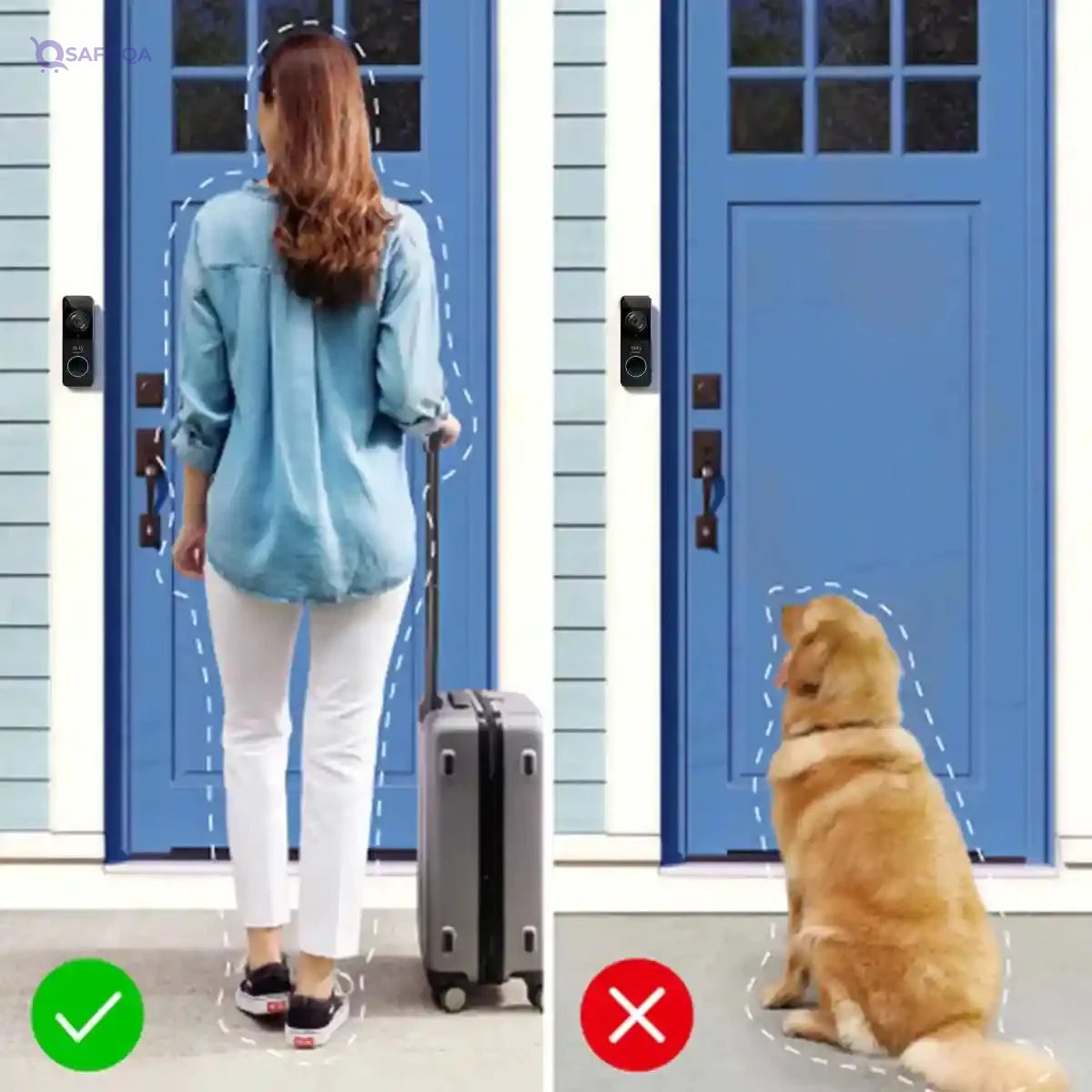 eufy Security Video Doorbell (Battery-Powered) with Chime – 1080p, 120-Day Batter - Safqqa