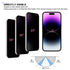 Privacy 9H Tempered Glass Screen Protector With Easy Installation Frame INCLUDED 3D Protector Edge to Edge Protection For iPhone (iPhone 14 Pro Max) - Safqqa Egypt