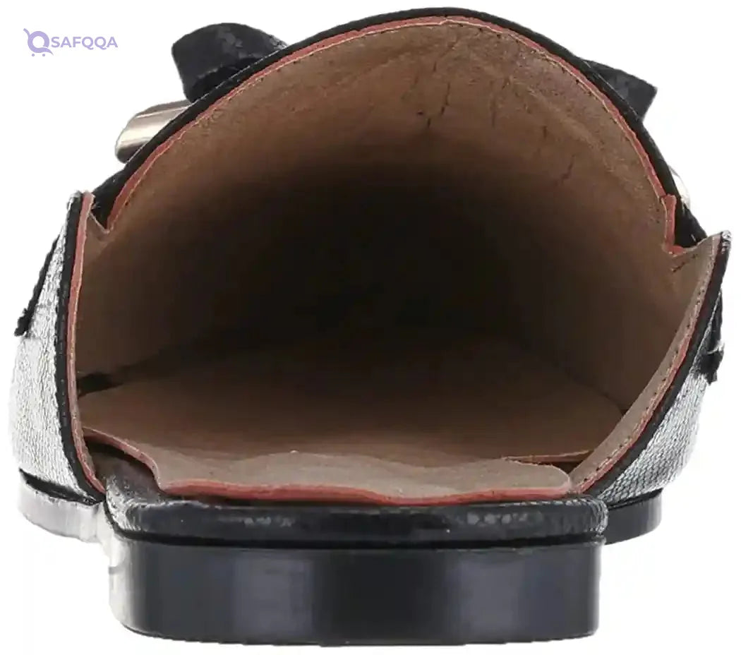 SWAY Loafer Flats Leather Slipper For Women,Slip-on loafer design for easy and quick wearing. - Safqqa