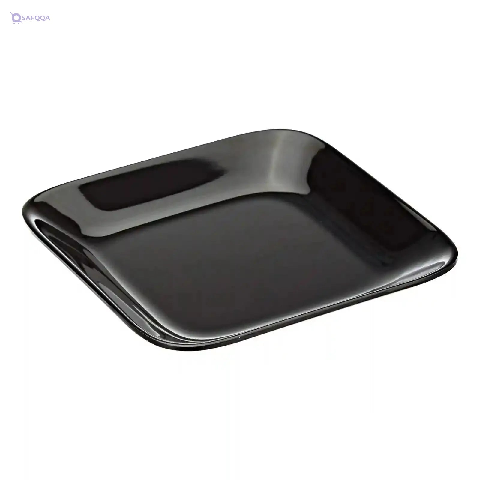 Servewell Melamine French Platter Sq Black Mini 14X14Cm - Safqqa Egypt