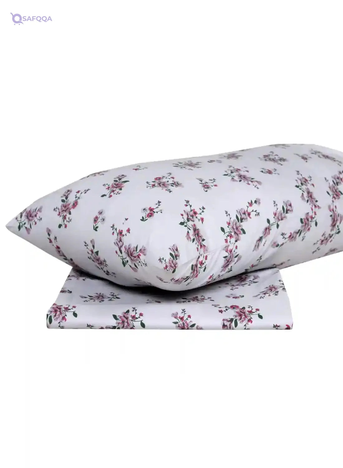 HOME TOWN Single Bedsheet with Pillow Case - Safqqa