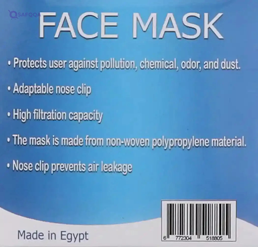 Bubbles Face Mask – 3-Layer Protective Disposable Mask - Safqqa