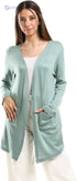 JAMILA Women's Short Cardigan with Front Pockets - Safqqa Egypt