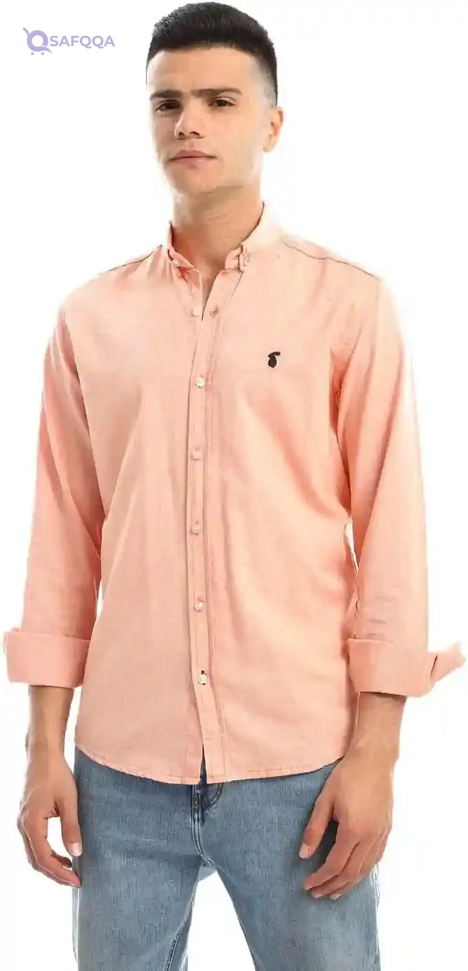 White Rabbit Full Buttoned Long Sleeve Regular Fit Shirt for Men - Safqqa Egypt