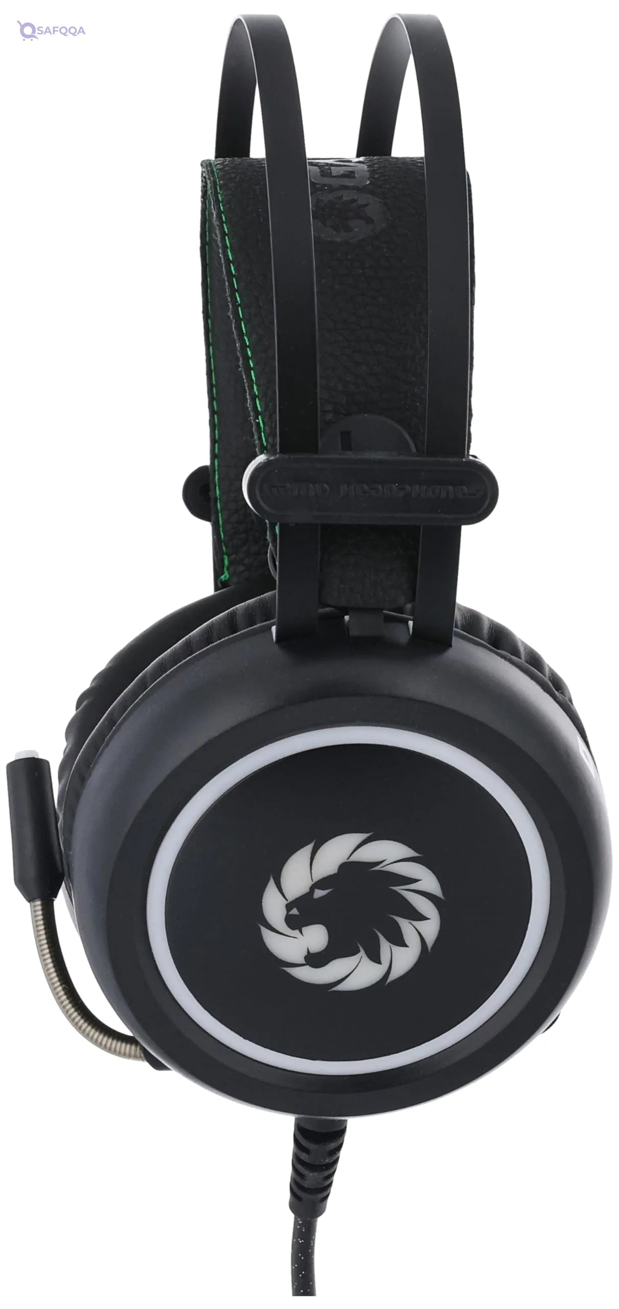GigaMax Wired Headphones ,Black - Safqqa