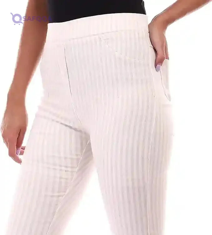 ESLA Women's Pants - Beige (R91783119) - Safqqa Egypt
