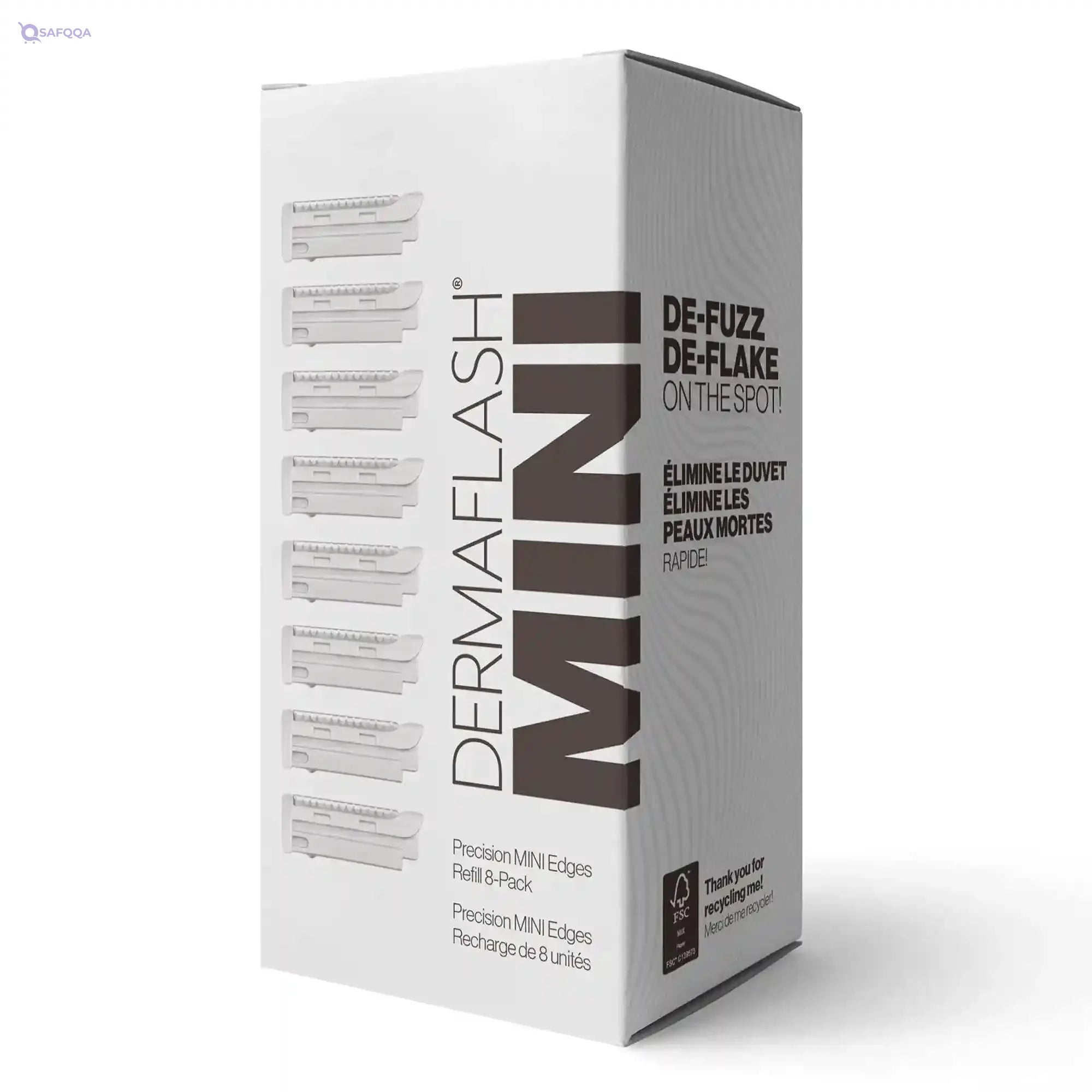 DERMAFLASH Precision MINI Edges Refill, 8 count (Pack of 1),Ensures consistent performance for your DERMAFLASH device - Safqqa