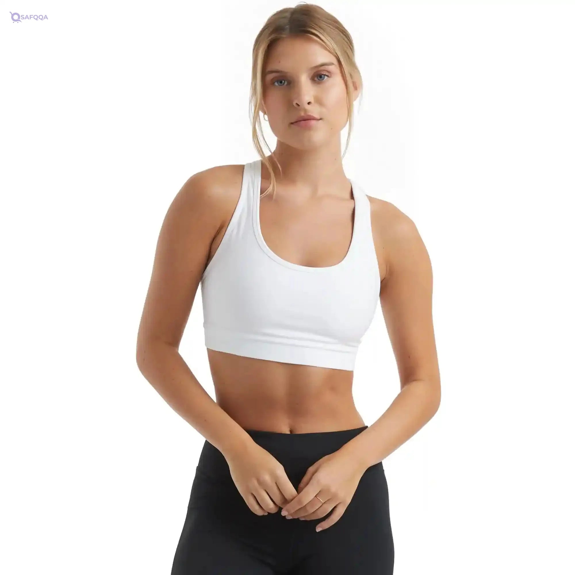 Hanes Women’s Compression Racerback Sports Bra - Safqqa