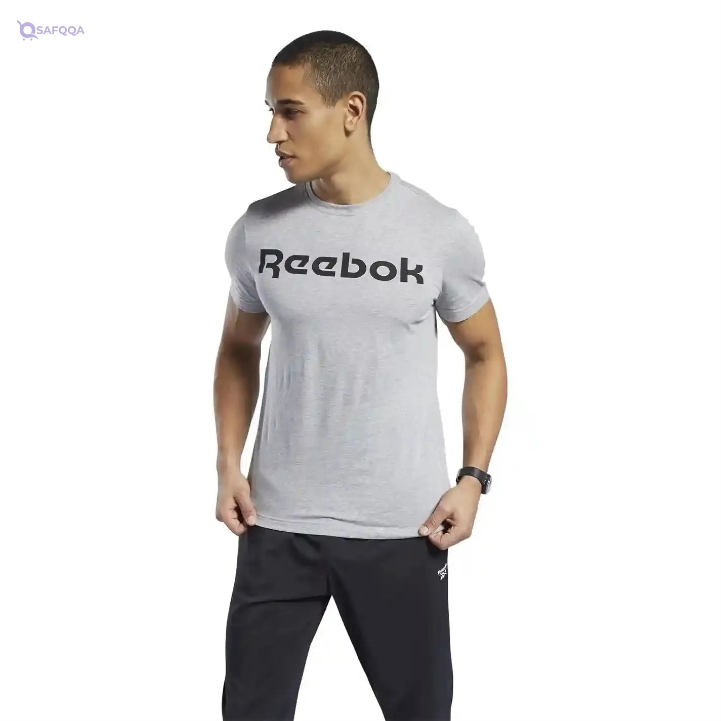 Reebok Men’s GS Linear Read T-Shirt - Safqqa