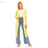 JAMILA Women’s Long Open Neck Cardigan Sweater - Safqqa