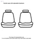 Covercraft Carhartt SeatSaver Custom Seat Covers | SSC2509CAGY | 1st Row Bucket Seats | Compatible with Select Toyota Models, - Safqqa