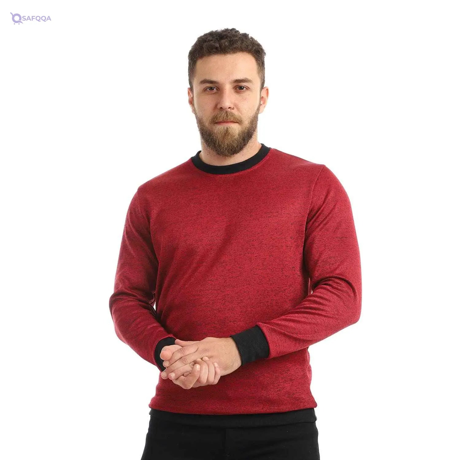 Off Cliff Crew Neck long Slevees SweetShirt For Men,Soft, breathable fabric for all-day comfort.. - Safqqa