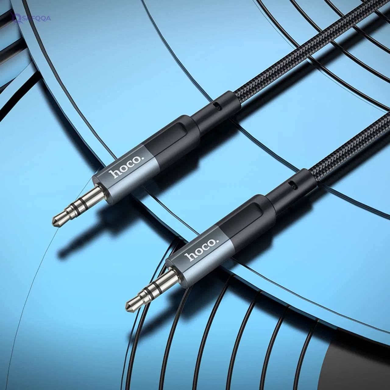 Hoco Audio Cable Compatible With Mobile Phones And Tablets, 1 meter - Safqqa