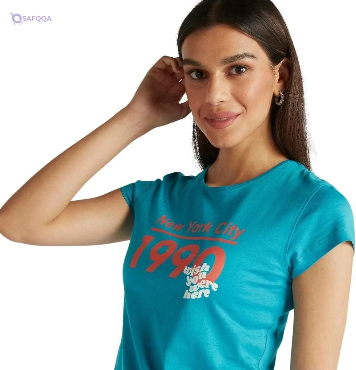 Splash Basic Tshirt For Women, -size: 14 - Safqqa Egypt