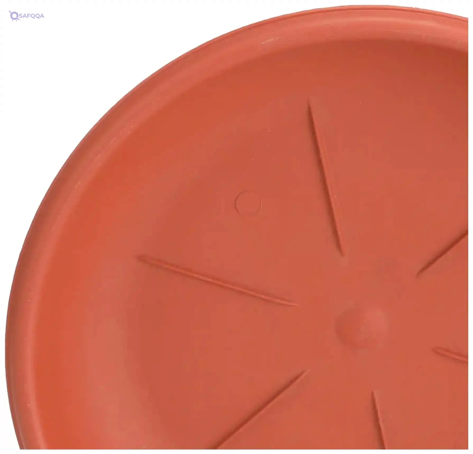 Bama Round Saucer, 20102, Red Brown, Plastic - Made In Italy - Safqqa Egypt