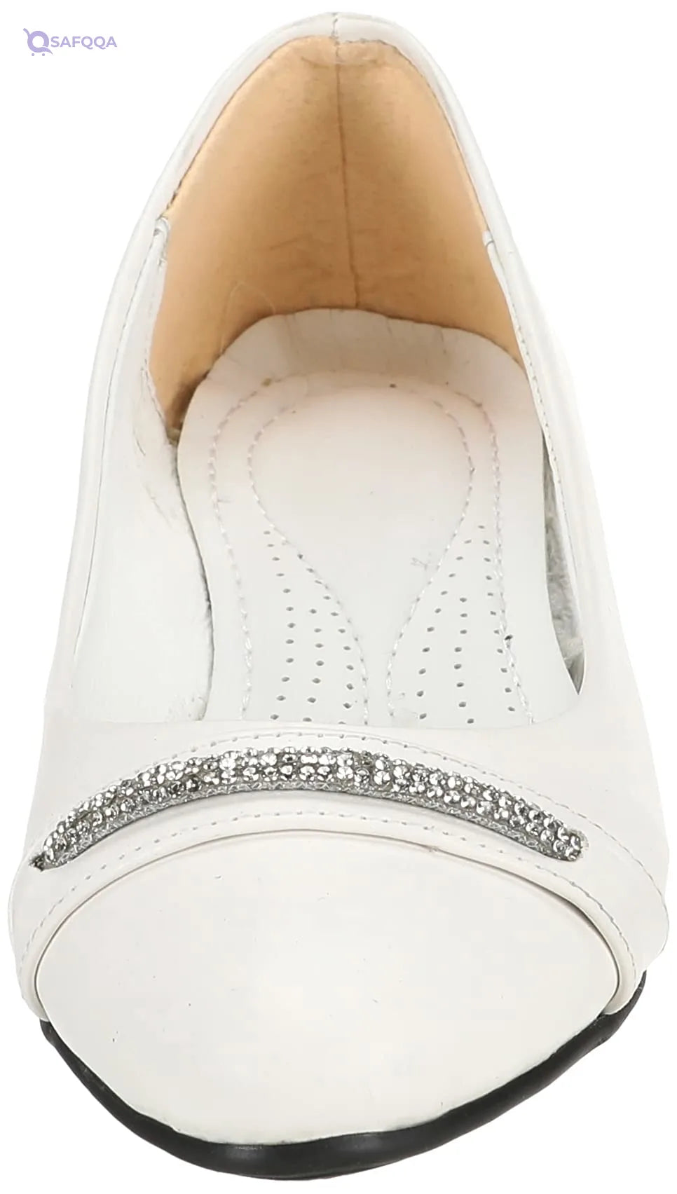 SWAY Shoes For Womens, White , Cushioned footbed for all-day comfort - Safqqa