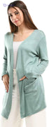 JAMILA Women's Short Cardigan with Front Pockets - Safqqa Egypt