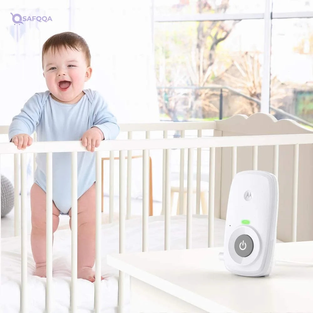Motorola Step-Up Digital Audio Baby Monitor – With Room Temperature Display - Safqqa