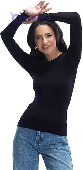 CARINA Women's Long Sleeve Viscose Top - Safqqa Egypt