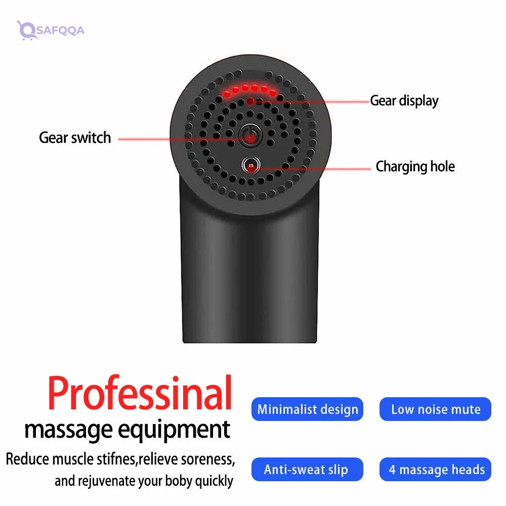 Portable Massage Gun – Body, Neck & Back Pain Relief - Safqqa