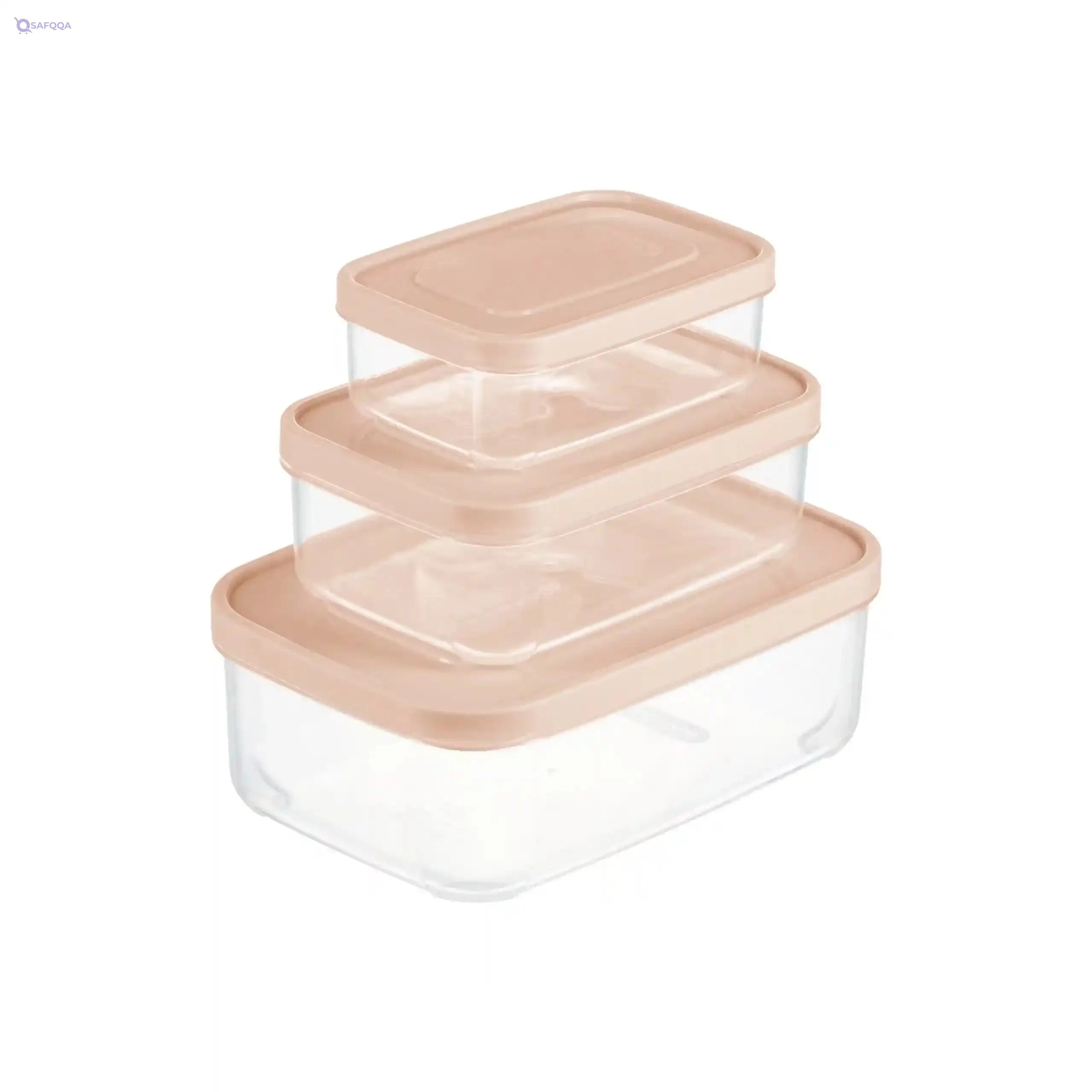 Inochi 3-Piece Food Storage Container Set – 500/1000/2000ML - Safqqa