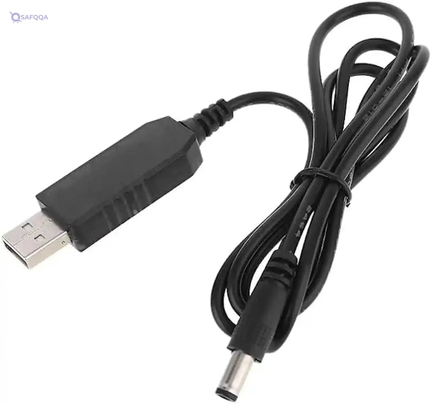 USB Power Cable to Adapter Jack 5.5×2.1mm 5V to 8.4V - Safqqa