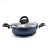 Celar Aluminum Blue Casserole, 16 cm Diameter, Non-stick, Induction + Gas Stove, Made In Portugal - Safqqa