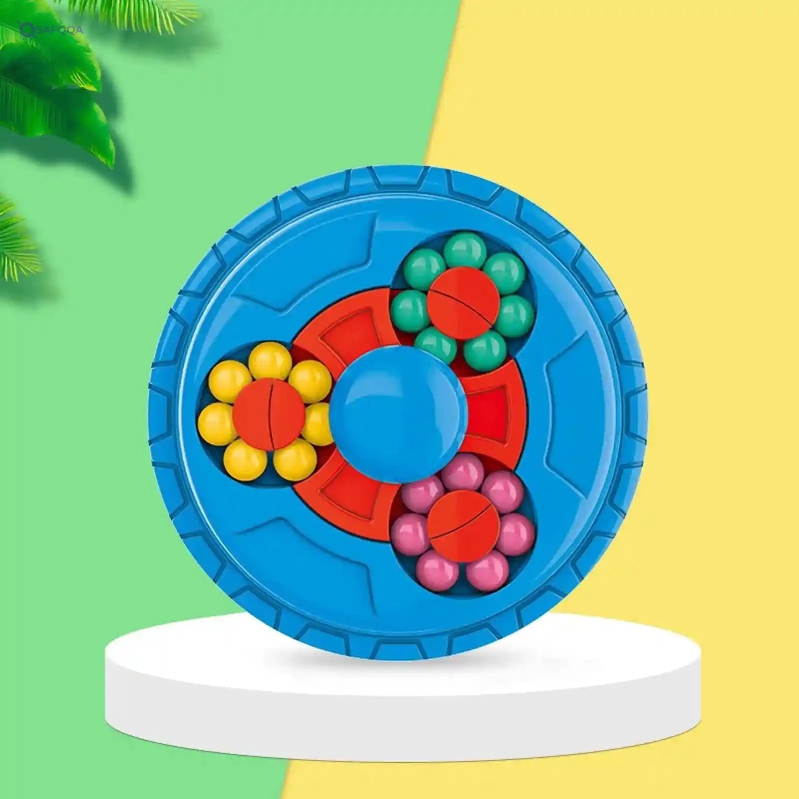 BAHELS Magic Bean Puzzle Toy, Rotating Creative Magic Bean Cube Gyroscope, Fingertip Toys for 7 Year boy toys, girl toys, birthday gift, Christmas gift, growth, fun, for kids. - Safqqa