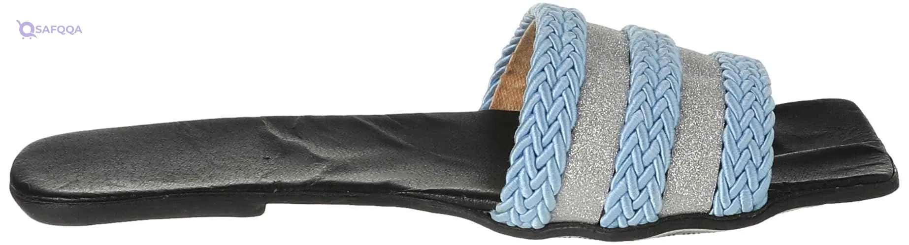 OX Faux Leather Slides OX0010 For women, - Safqqa