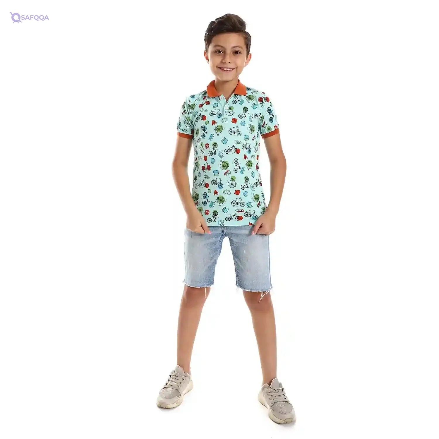 Andora Boys Figure-35S23B30302 Polo Shirt , - Safqqa Egypt