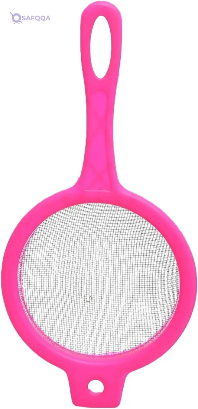 Generic beautifully designed plastic kitchen strainer with a plastic handle, easy to use in the kitchen - Safqqa