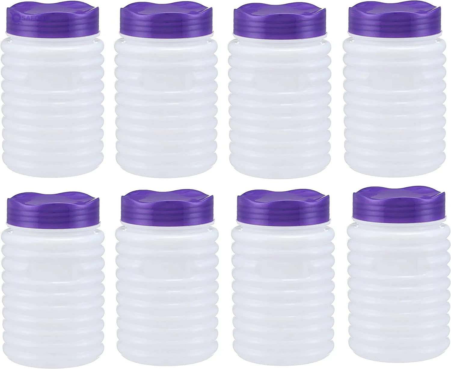 Winner plast Spice jar set ,8 pieces Made from durable, high-quality plastic - Safqqa