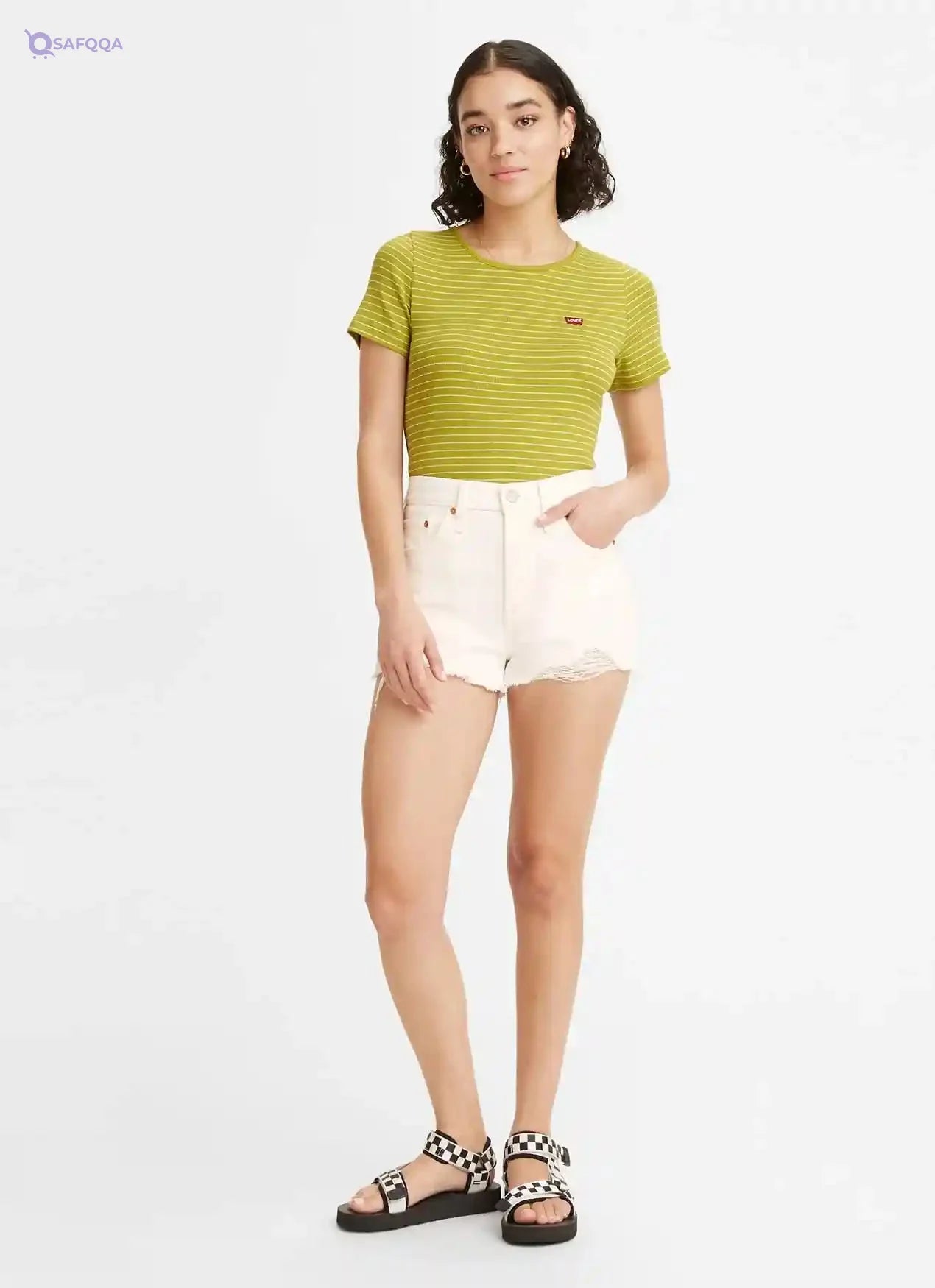 Levi's womens 501 Original Denim Denim Shorts - Safqqa