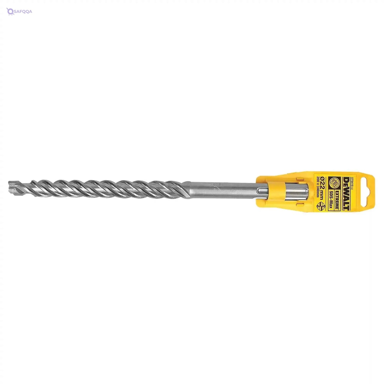 DeWalt 22mm SDS Max Masonry,Concrete drill bits extreme 22mm x 200mm x 340mm, Yellow/Black, DT9419-QZ - Safqqa
