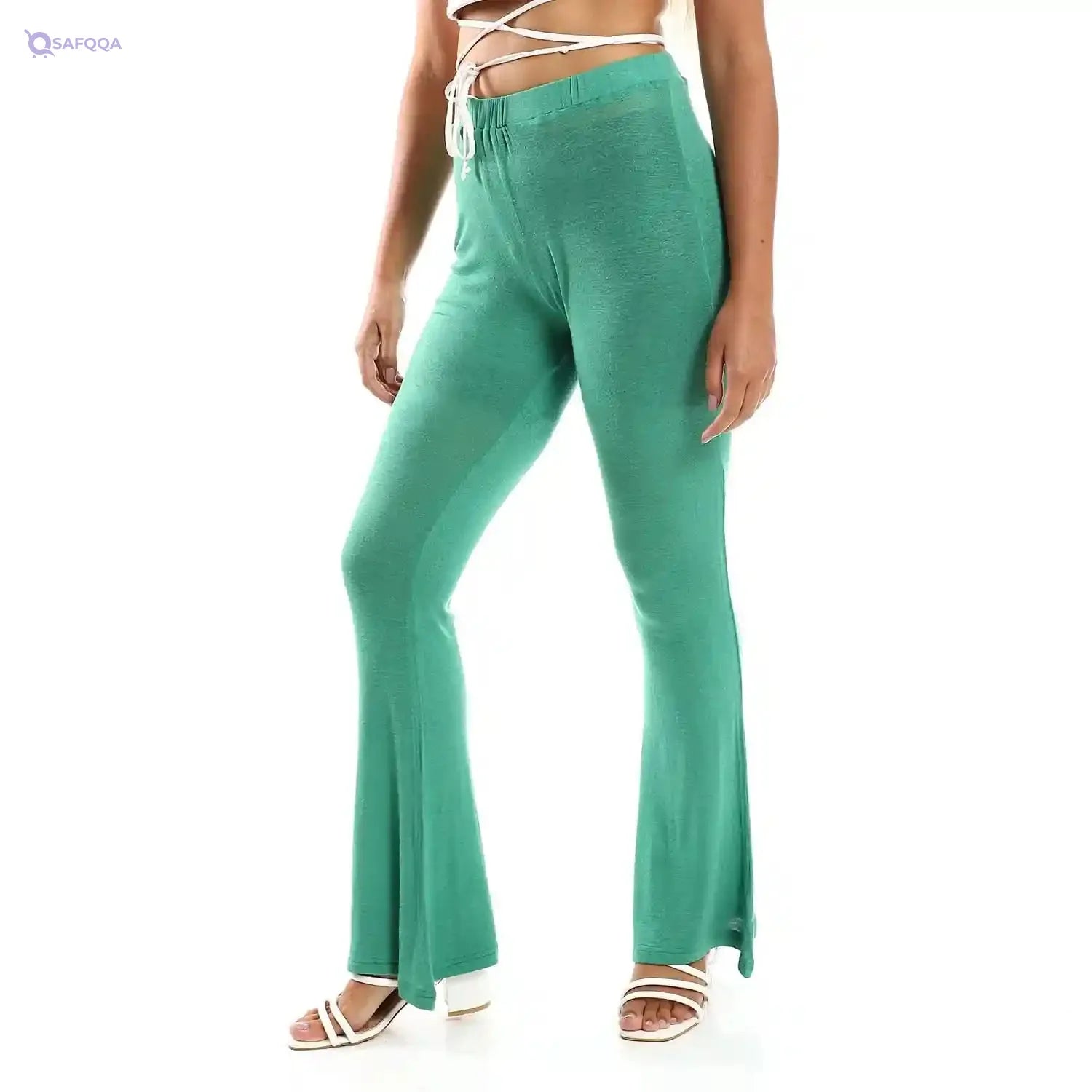 Jamila Women Flare Fit Solid Pants - Safqqa Egypt