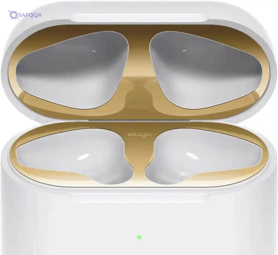 Elago Dust Guard for 2nd Generation Apple Airpods 2 Sets Gold - Safqqa Egypt