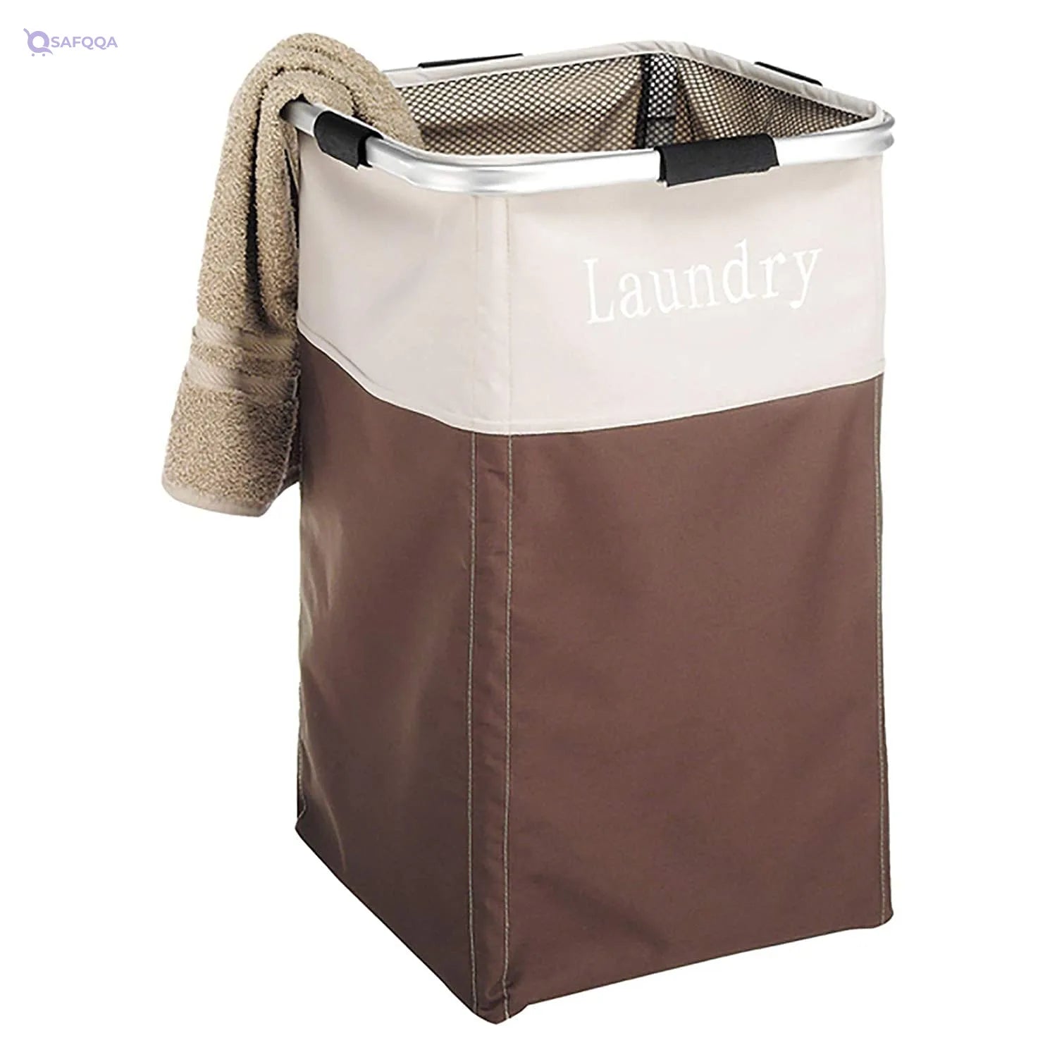 Whitmor Laundry Storage - Brown Spacious design for storing clothes - Safqqa