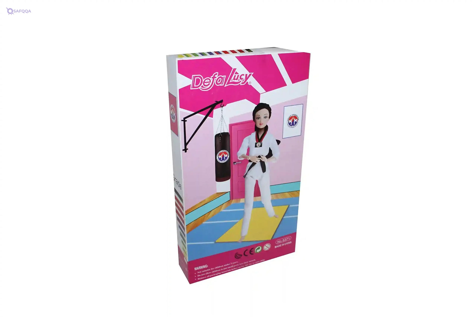 Defa luce doll with karate suit for girls with accessories - Safqqa Egypt