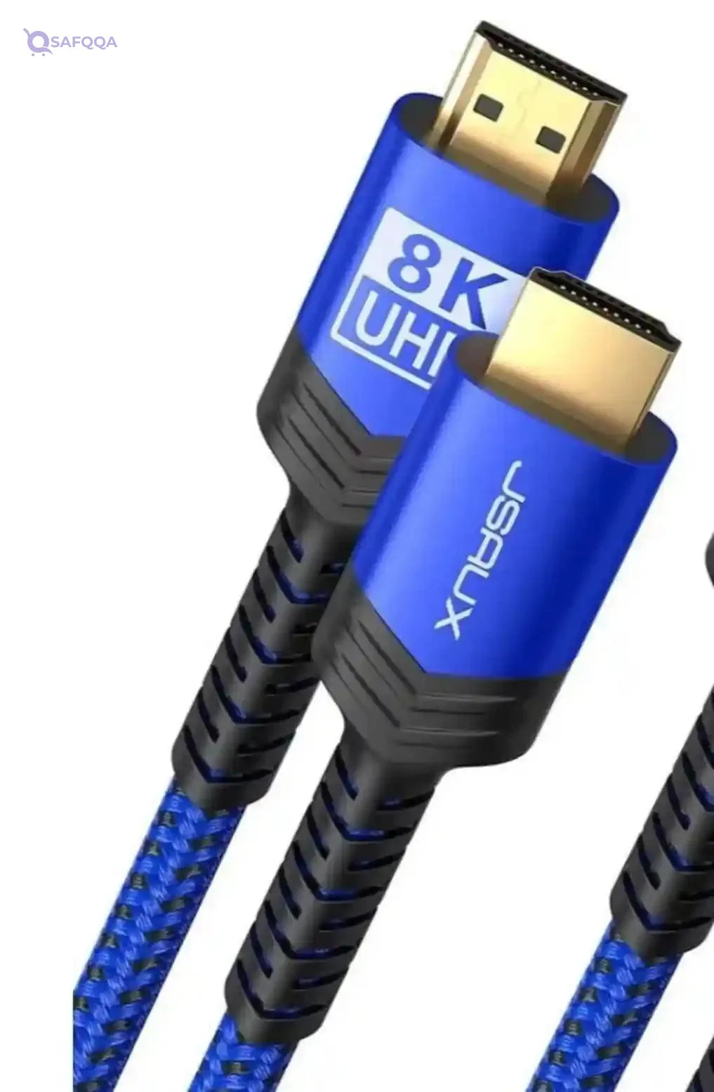 JSAUX HDMI Aluminum Alloy Cable 2M,High-speed HDMI 2.0 for smooth video and audio transfer - Safqqa