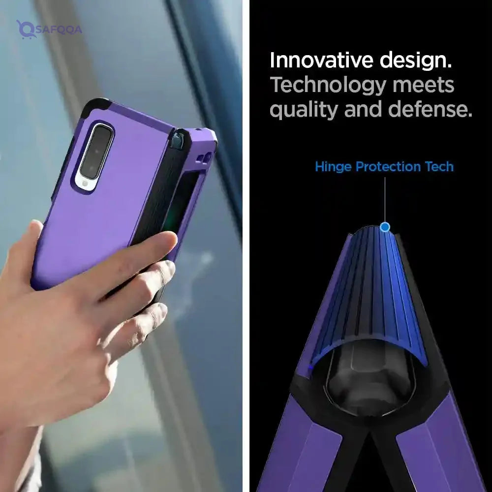 Spigen tough armor back cover for samsung galaxy fold mobile phone - Safqqa Egypt