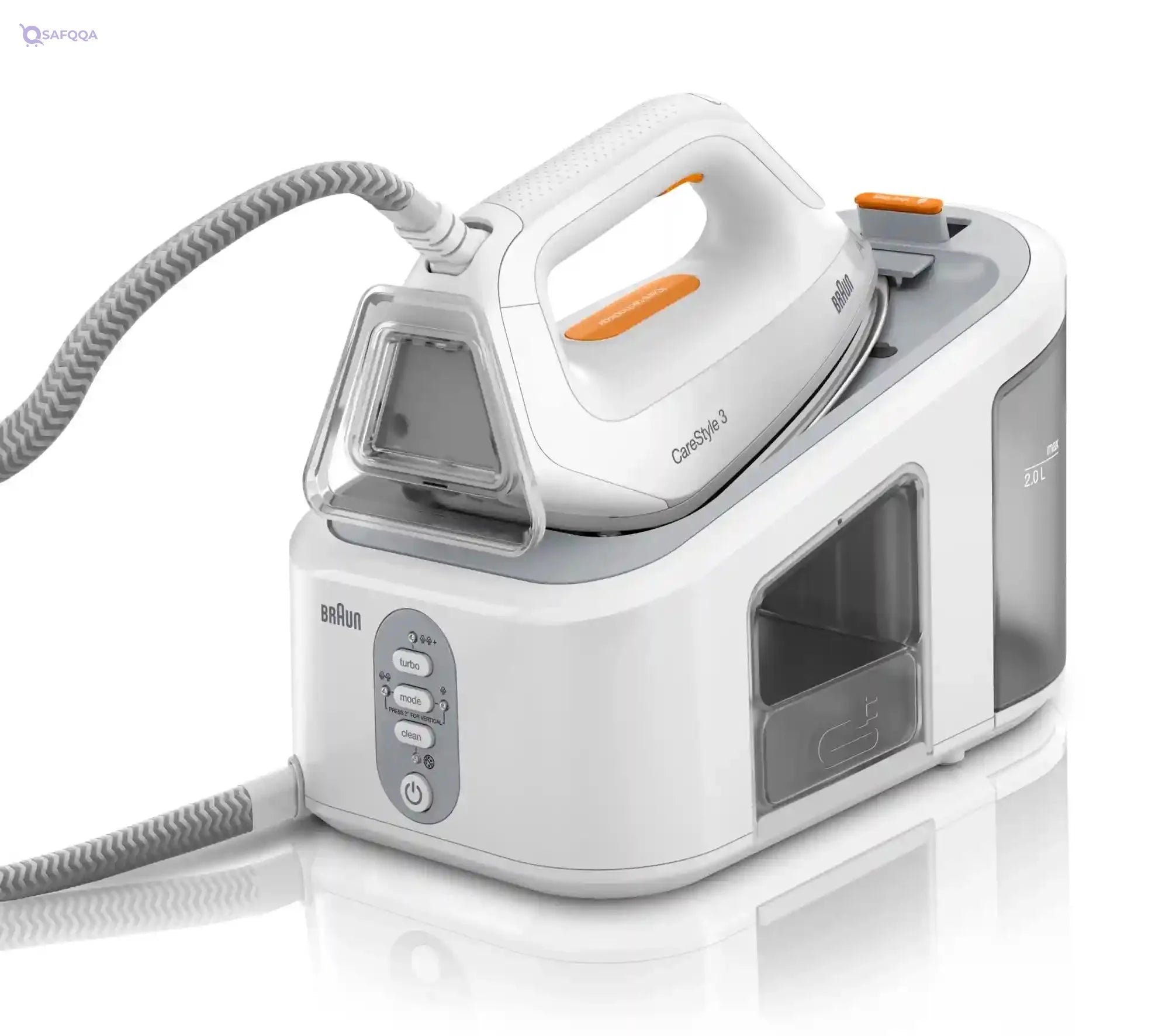 Braun CareStyle 3 IS3132WH Steam Generator Iron – 2400W, 2L Tank - Safqqa