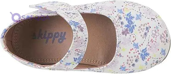 Skippy White Shoes for Girls – Polyurethane Leather - Safqqa Egypt