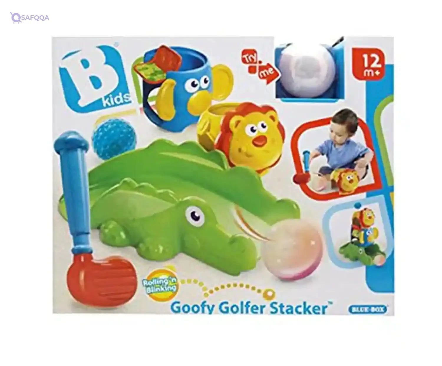 Bkids Rolling n Blinking Goofy Golfer Stacker - Safqqa Egypt