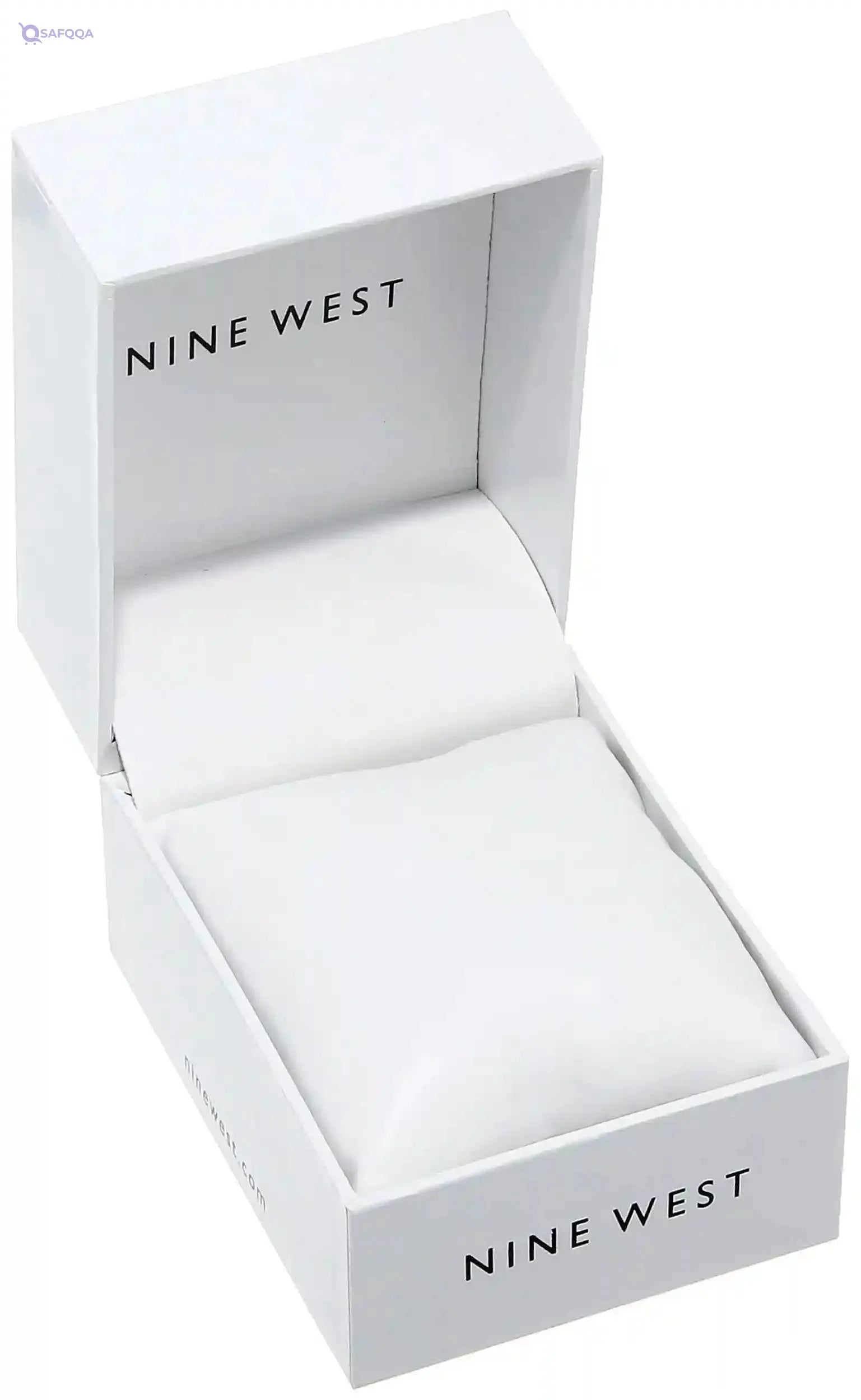 Nine West Women's Bracelet Watch, Silver/Gunmetal, Quartz Movement - Safqqa