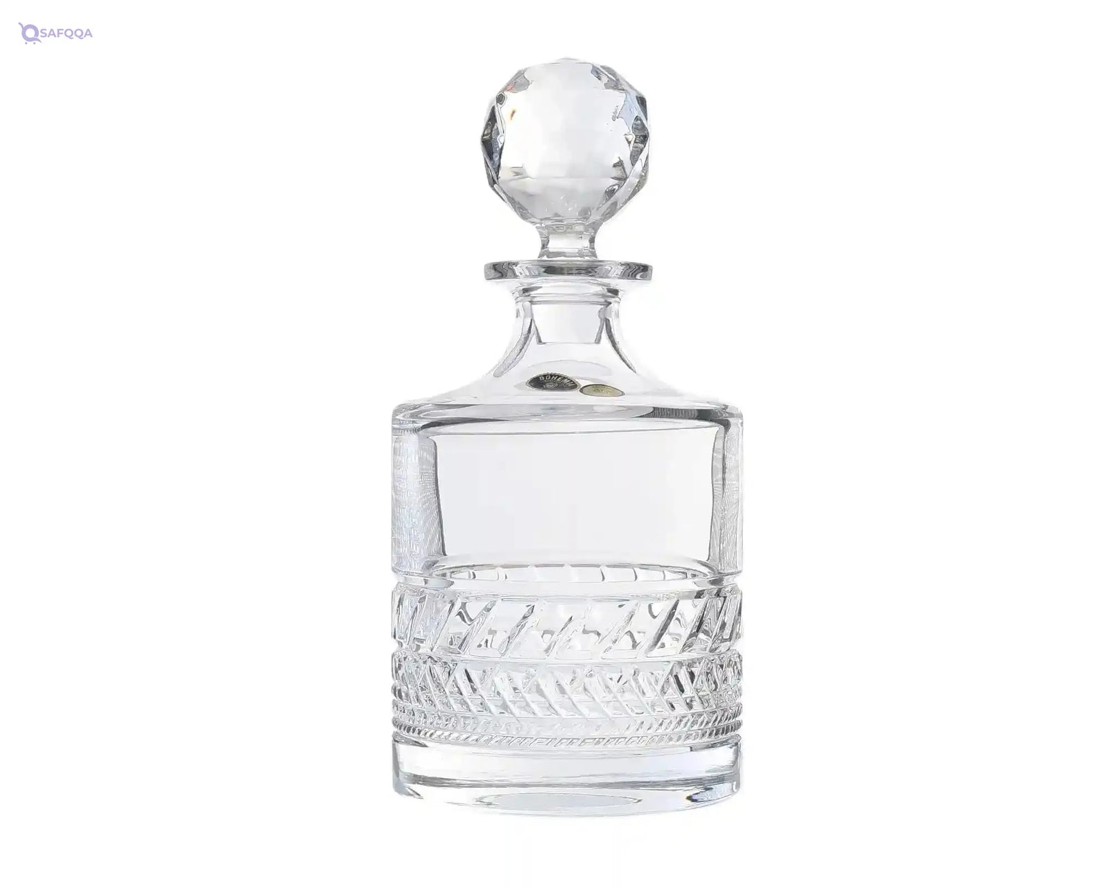 Bohimia Stone Matt Bottle, 700 ml Capacity, 32.8 cm x 10.2 cm x 9.8 cm Size, Clear - Safqqa