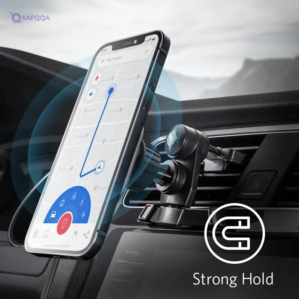 Anker PowerWave Magnetic Car Mount Charger - Safqqa