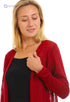 JAMILA Women's Short Cardigan with Front Pockets - Safqqa Egypt